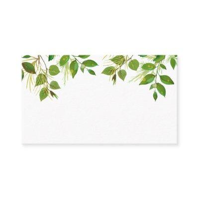 Flower Shop | Florist Blank Foliage Message