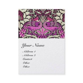 FLOWERS,PEACOCKS AND DRAGONS MONOGRAM pearl
