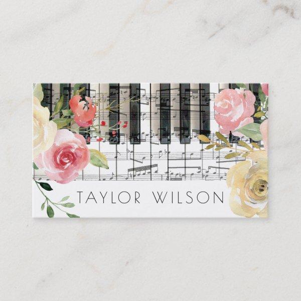 flowers pianist music teacher