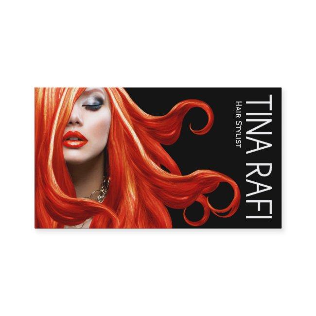 Flowing Tresses Hair Stylist redhead | black