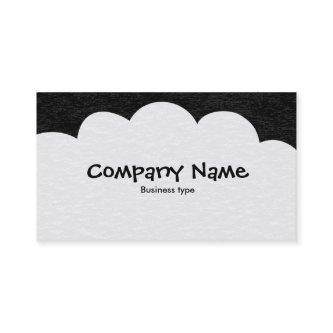 Fluffy Clouds - Black Front With Dark Gray Back