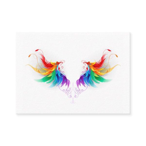 Fluffy Rainbow Wings