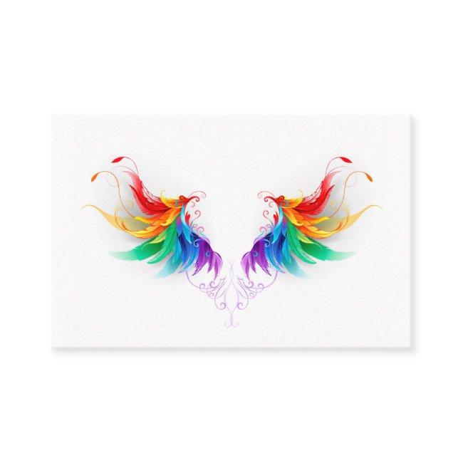 Fluffy Rainbow Wings