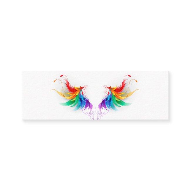 Fluffy Rainbow Wings Mini