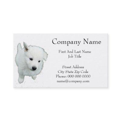 Fluffy White Puppy Photograph