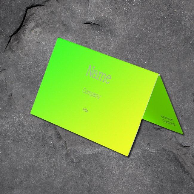 fluorescent green-yellow gradient