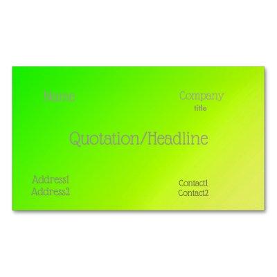 fluorescent green-yellow gradient  magnet