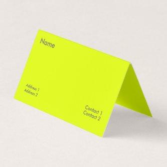 fluorescent yellow