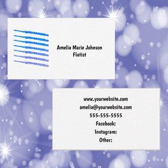 Flute Blue Personalize
