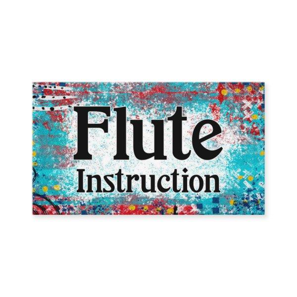 Flute Instruction Lessons