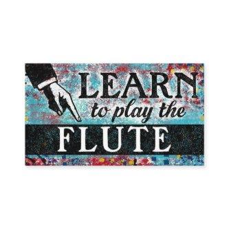 Flute Lessons  - Blue Red