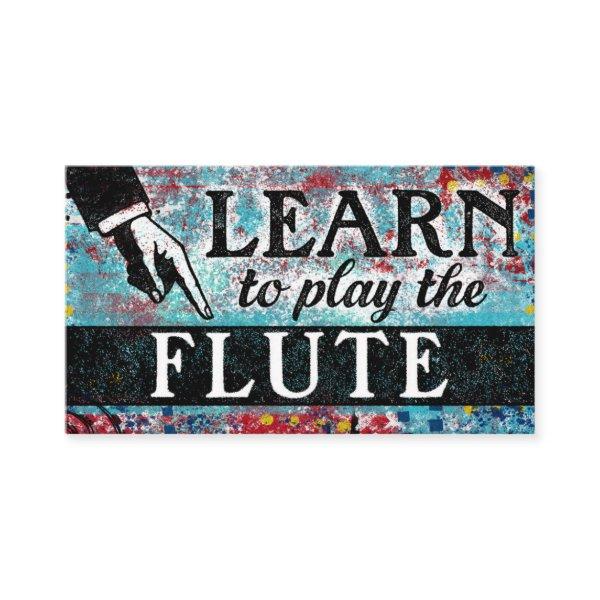 Flute Lessons  - Blue Red