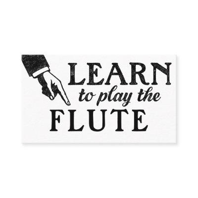Flute Lessons  - Cool Vintage