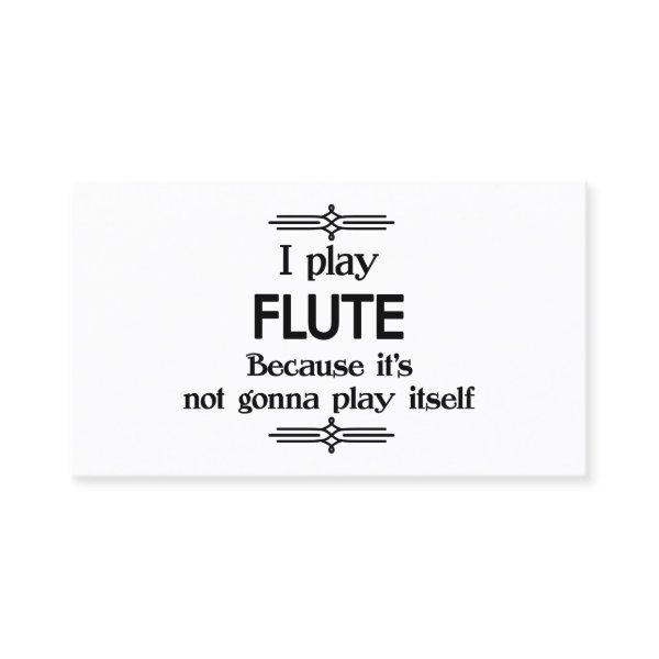Flute - Play Itself Funny Deco Music