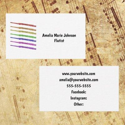 Flute Rainbow Personalize