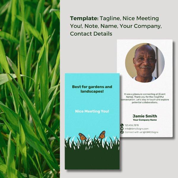 Fluttering Connections: Nice Meeting You Garden