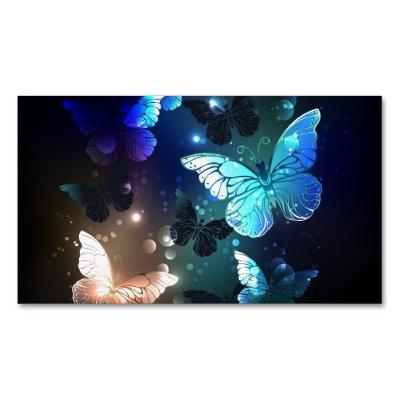 Fluttering Night Butterfly  Magnet