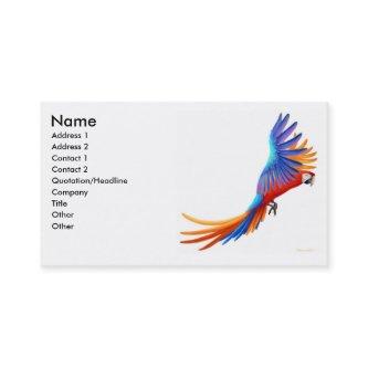 Flying Macaw Parrot