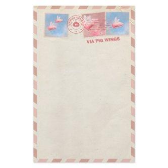 Flying Pig Postage Stationery