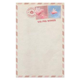 Flying Pig Postage Stationery