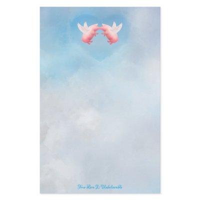 Flying Pigs-Unbelievable Love Stationery