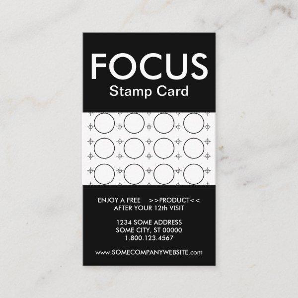 focus stamp card
