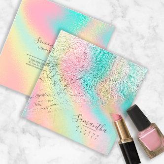 Foil Abstract Holographic Rainbow ID775 Square