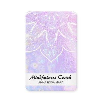 *~* Foil AP2 Pastel Abstract QR code Mandala