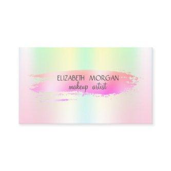 Foil Brush Stroke Iridescent Holographic
