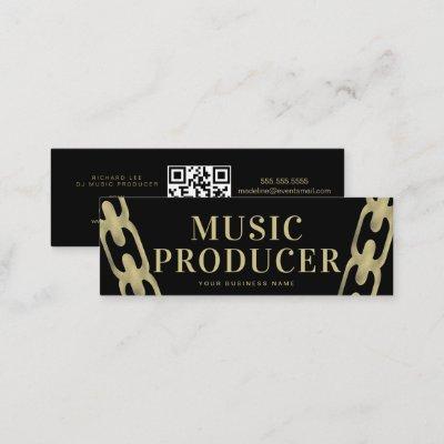 Foil Chain Music Industry Producer DJ  BLACK Mini