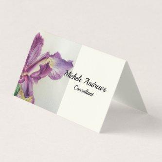 Fold Over  Lavender Iris