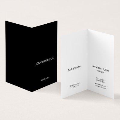 Folded  Modern Elegant Simple Design