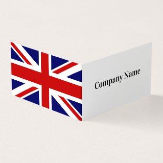Folded  template with English UK flag