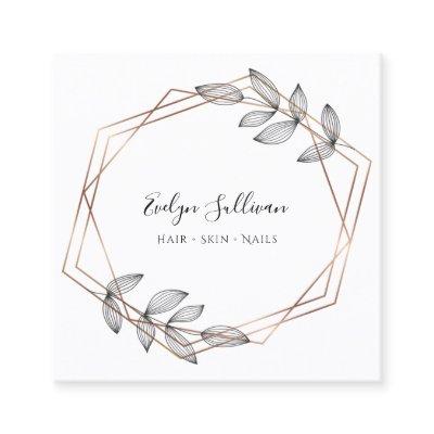 foliage geometric frame