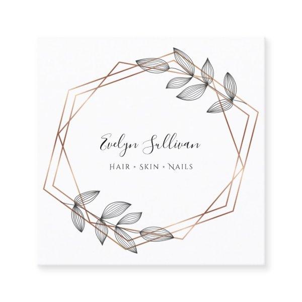 foliage geometric frame