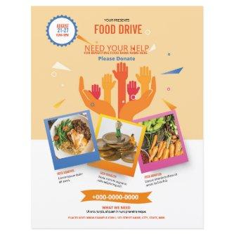 Food Drive Flyer Template