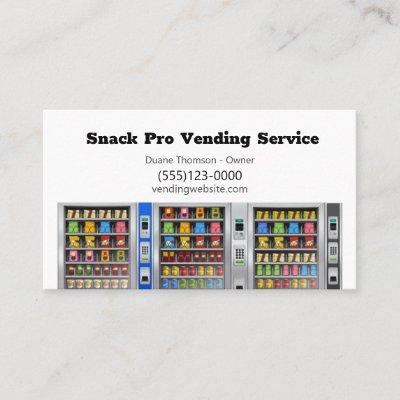 Food Snack Vendor Vending Machine Service