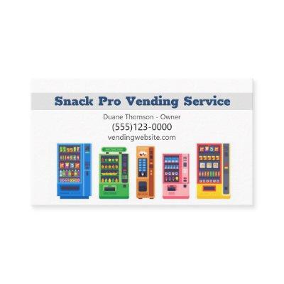 Food Snack Vendor Vending Machine Service