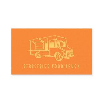 Food Truck Logo Orange