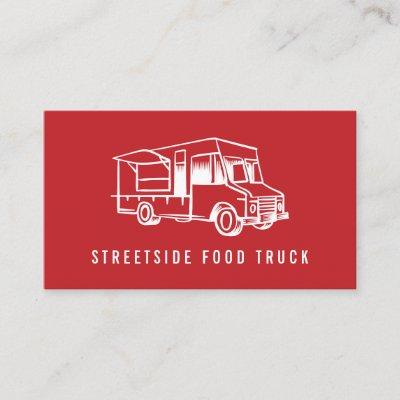 Food Truck Logo Red