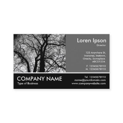 Footed Photo - 60pc Gray - High Contrast Tree