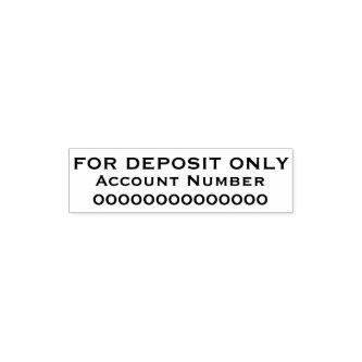 For Deposit Only Stamp Business Self-Inking Stamp