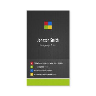 Foreign Language Tutor - Premium Creative Colorful
