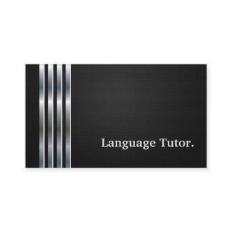 Foreign Language Tutor Professional Black Silver