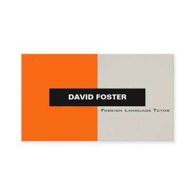 Foreign Language Tutor - Simple Elegant Stylish