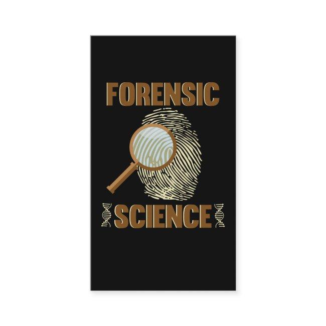 Forensic Science Investigator Fingerprint Detectiv