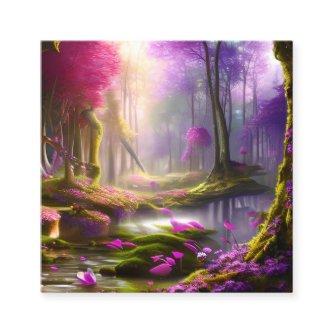 Forest Spring Magic Sparkle Fantasy Square