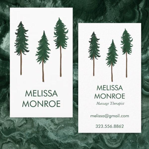 Forest Therapy Pine Trees Nature Minimalist