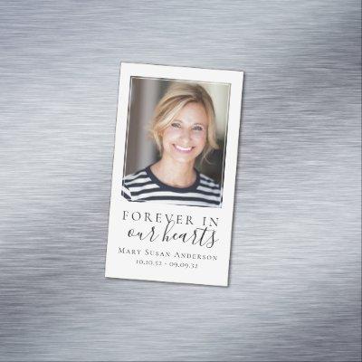 Forever in Our Hearts Funeral Favor Tribute  Magnet