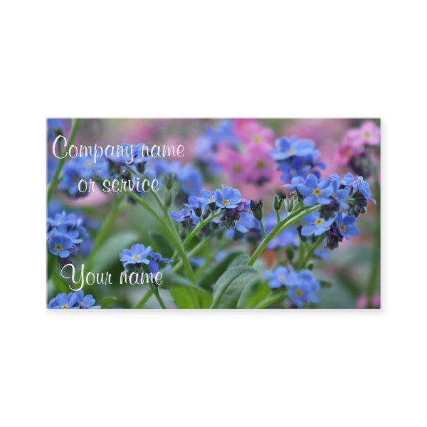 Forget-me-not flowers photo
